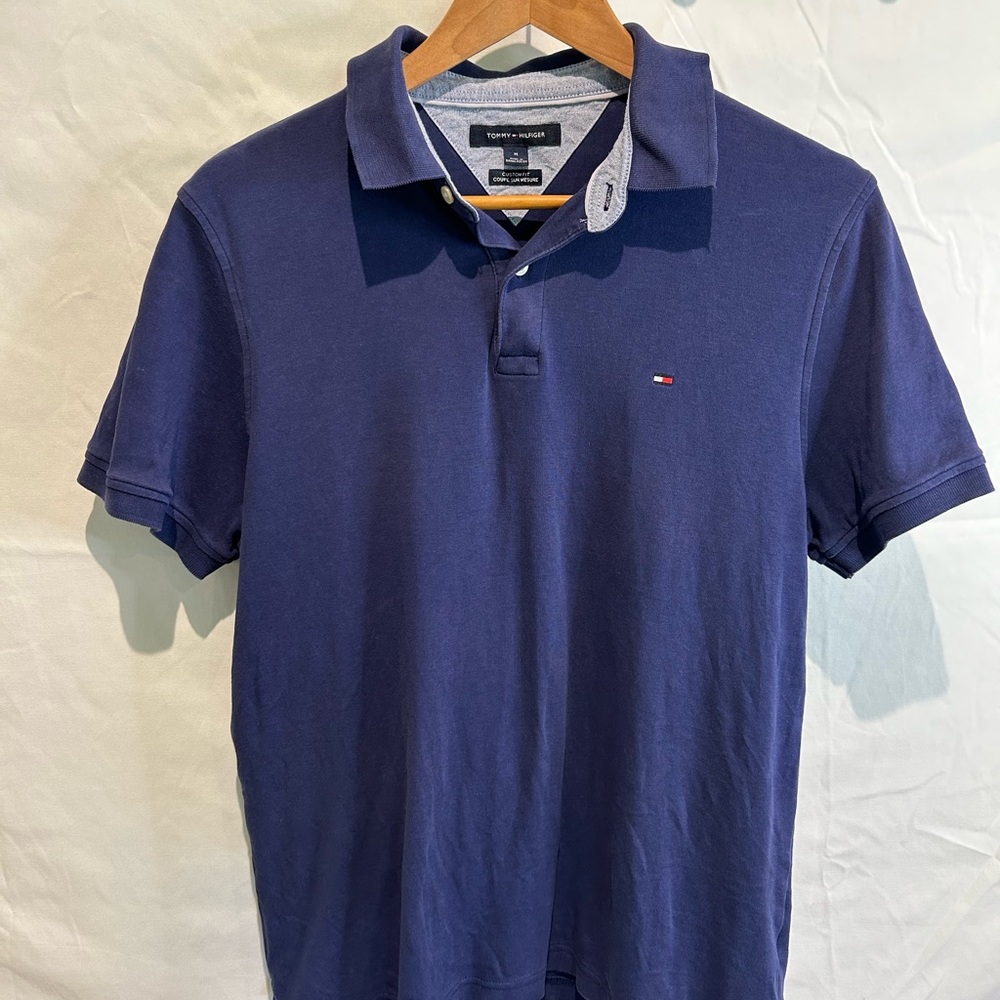 Blue Tommy Hilfiger Polo